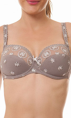 Chantilly Lace Bra And Brief Set - Red - Just $9