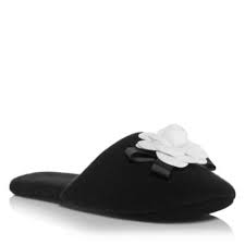 Cashmere Flower Slippers