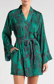 Satin Short Robe