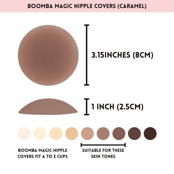 LauraCollection®Go Braless! Seamless Non-Adhesive Nip Covers